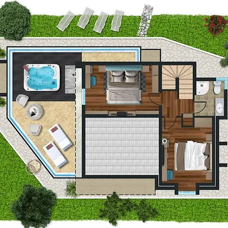 Anemone Villa With Outdoor Hot Tub, Sani Luxury Villas Collection Dış mekan fotoğraf