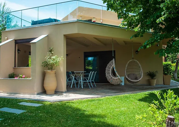 Anemone Villa With Outdoor Hot Tub, Sani Luxury Villas Collection