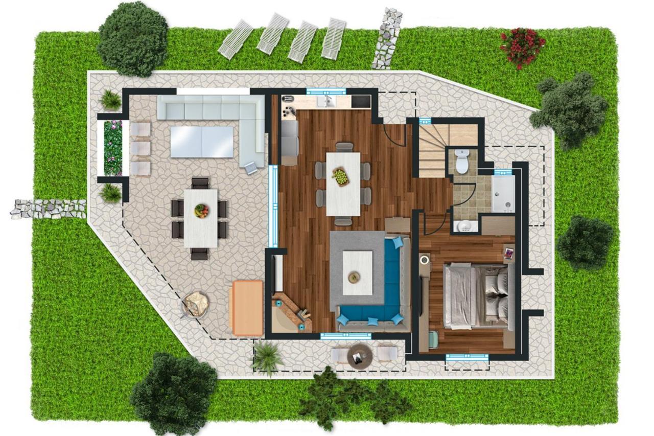 Anemone With Outdoor Hot Tub, Sani Luxury Collection